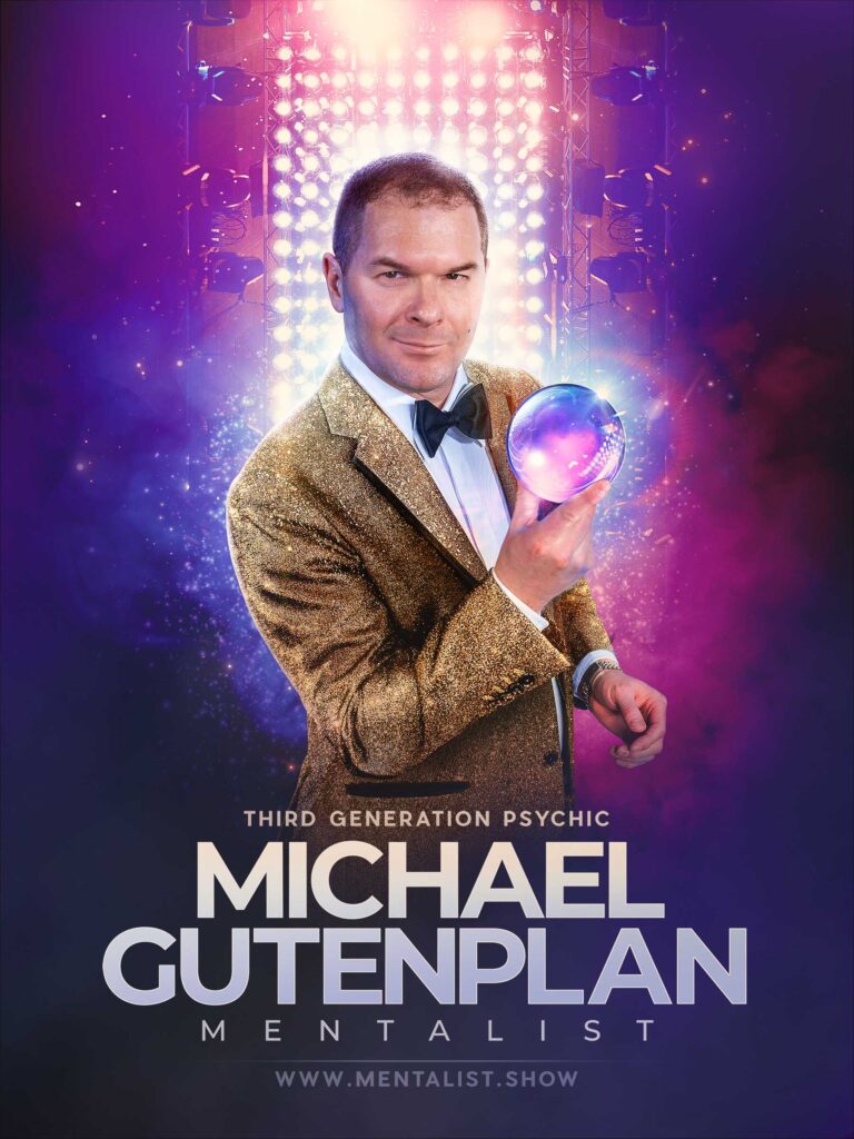 corporate entertainer, strolling entertainment specialist, and psychic entertainer/mentalist Michael Gutenplan