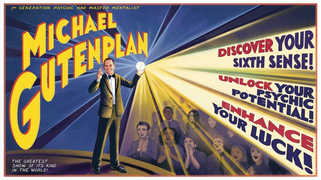 corporate entertainer, strolling entertainment specialist, and psychic entertainer/mentalist Michael Gutenplan